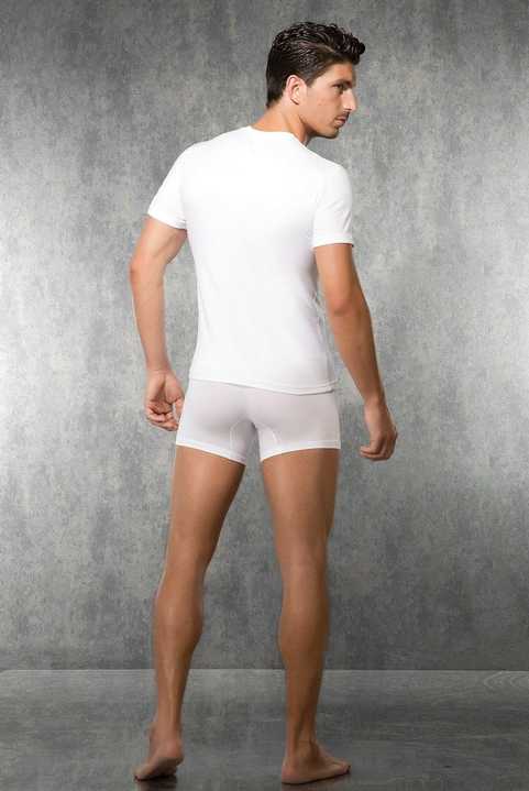 Modal Pamuklu V Yaka Erkek Atlet Doreanse 2550 - Beyaz