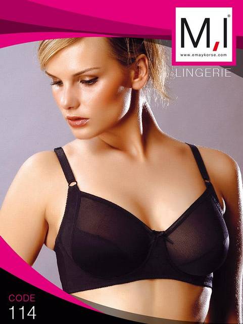 Full Cup Destekli Toparlayıcı Sütyen Emay 114 - Siyah