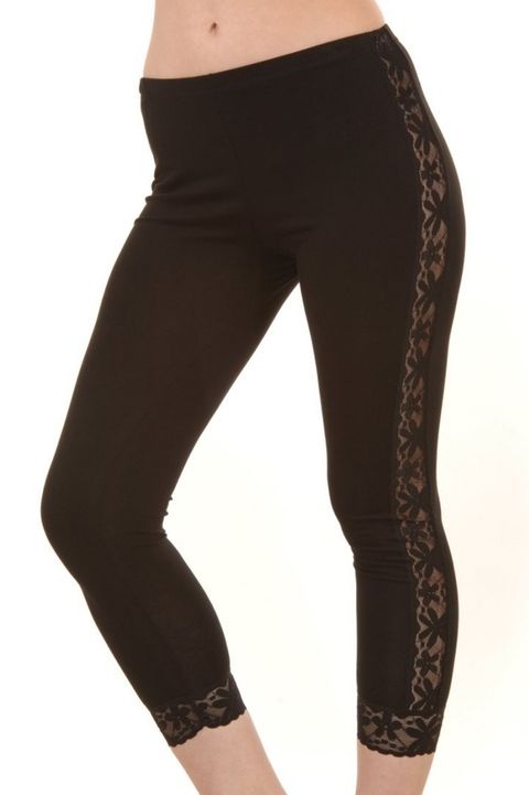 Lady Uzun Yandan Dantelli Tayt Pamuk Likralı Lady 1014 - Görsel 2