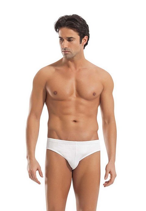 Esnek Pamuk Modal Erkek Slip Erdem 1554 - Beyaz