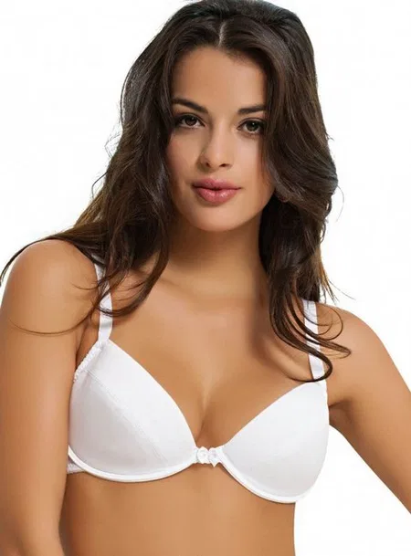 Yumuşak Astar Destekli Yarım Kap Sütyen NBB 1204 - Beyaz