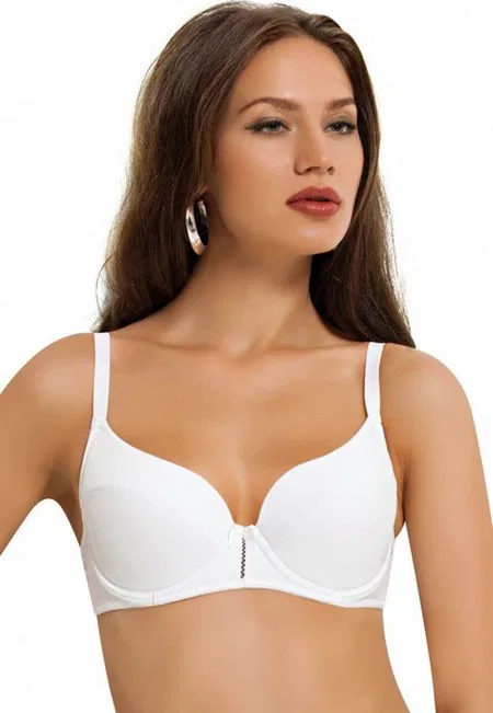 Dantelli ve Astar Kaplı Sütyen NBB 355 - Beyaz