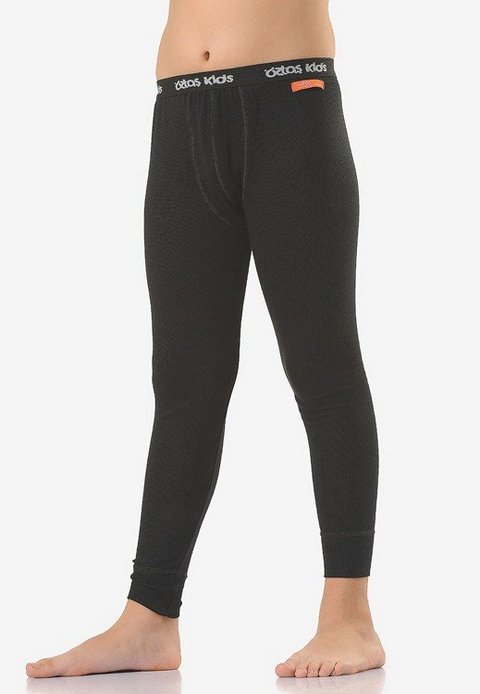 Termal İç Fırçalı Çocuk Don Öztaş 3710 - Siyah