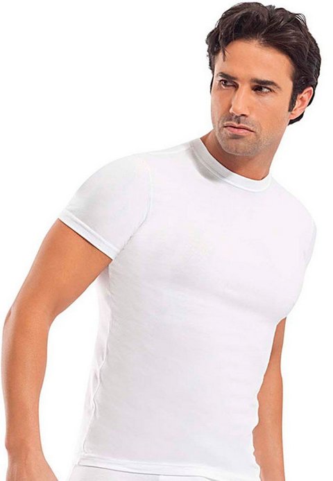 Pamuk Elastan Sıfır Vaka Erkek Atlet Siyah Gri Beyaz Erdem 1122 - Beyaz