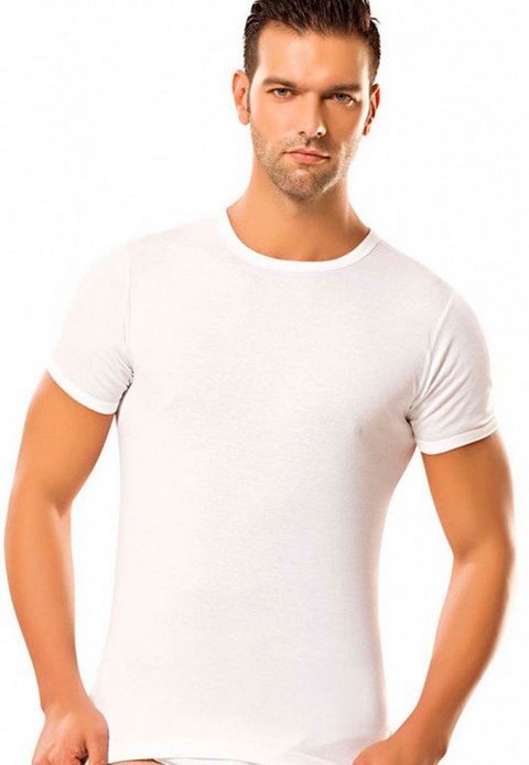 Ribana Sıfır Yaka Pamuk Atlet 3'lü Paket Erdem 1197 - Beyaz