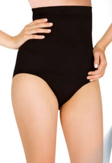 Mikrofibre Dikişsiz Slip Korse Sistina 780 - Siyah