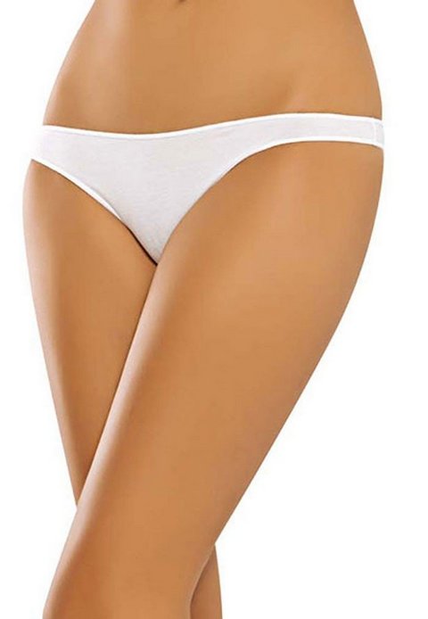 İnce Arka Kesim Tanga Bikini Külot Erdem 7106 - Beyaz