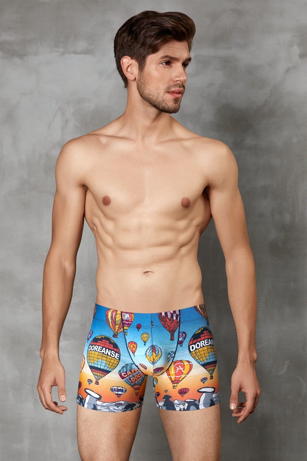 Modal Pamuklu Esnek Bel Boxer Doreanse 1819 - Cappadocia