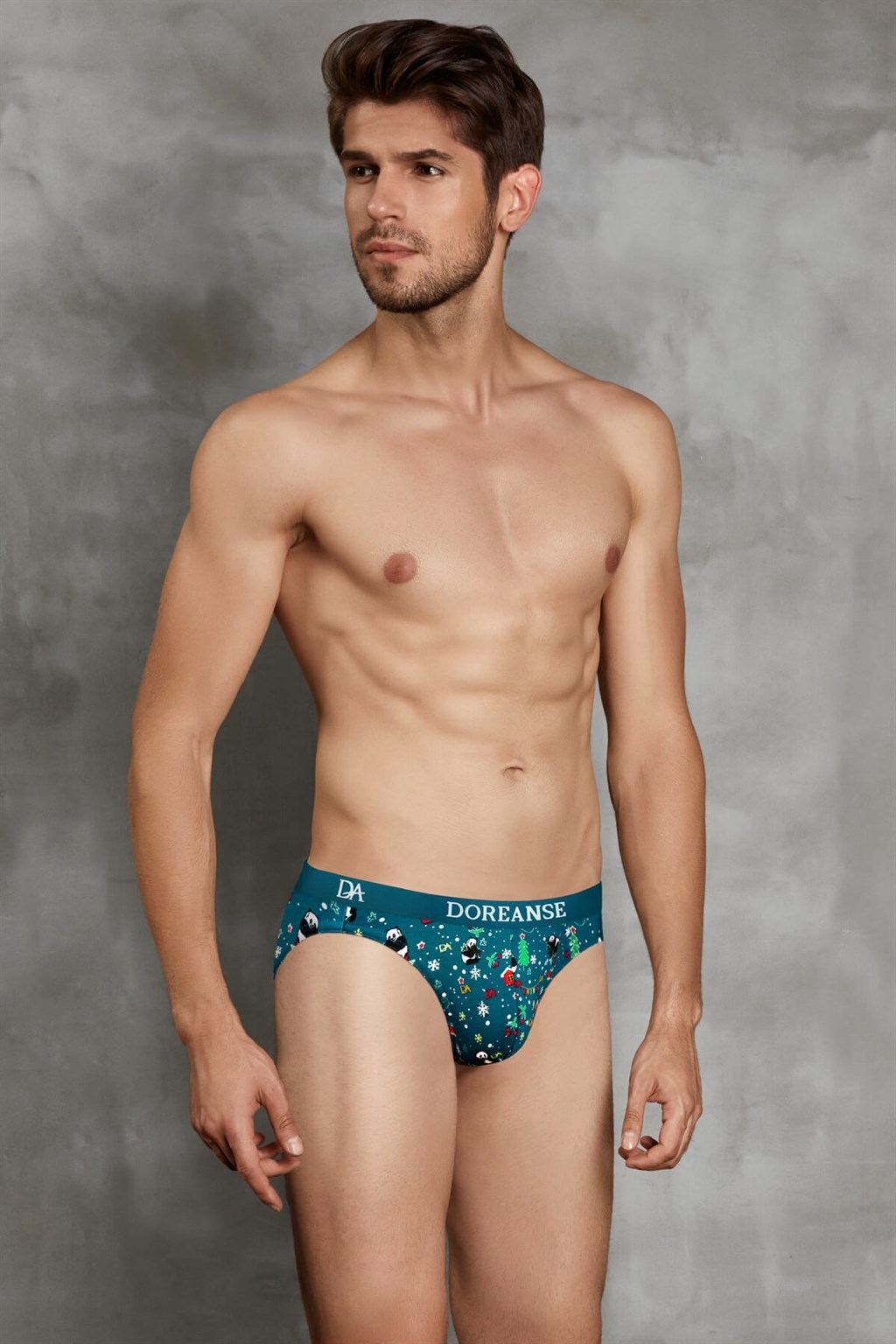 Modal Pamuklu Dikişsiz Erkek Slip Doreanse 1263 - Peacock