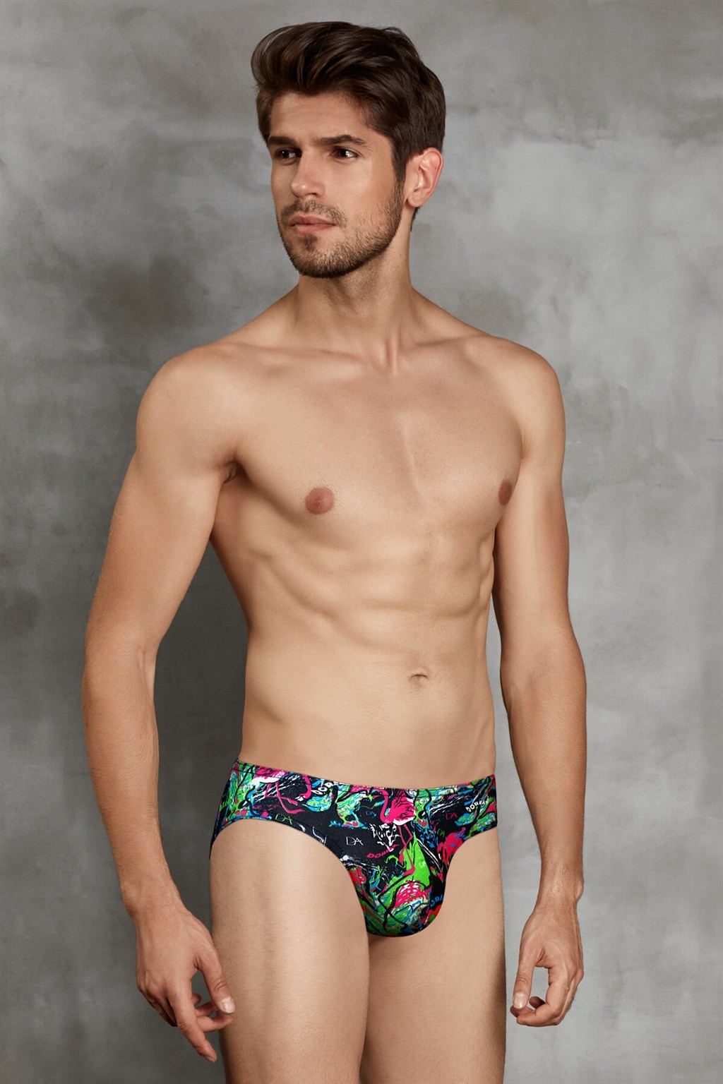 Modal Pamuk Likra Erkek Slip Doreanse 1361 - Patchwork