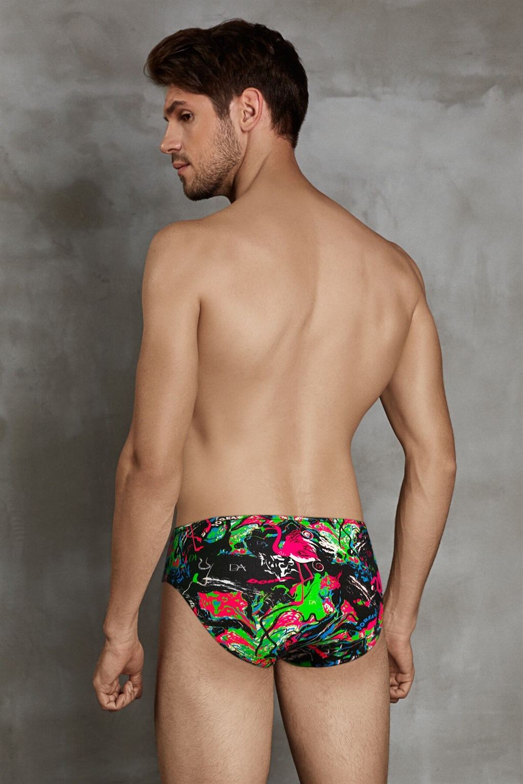 Modal Pamuk Likra Erkek Slip Doreanse 1361 - Patchwork