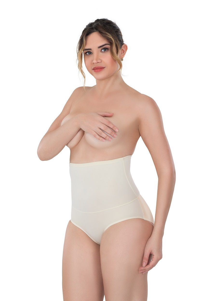 Yüksek Bel Pamuklu Slip Külot Emay 2005 - Ten