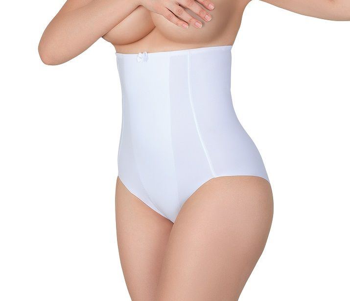 Karın Toparlayıcı Destekli Slip Korse Emay 2920 - Beyaz
