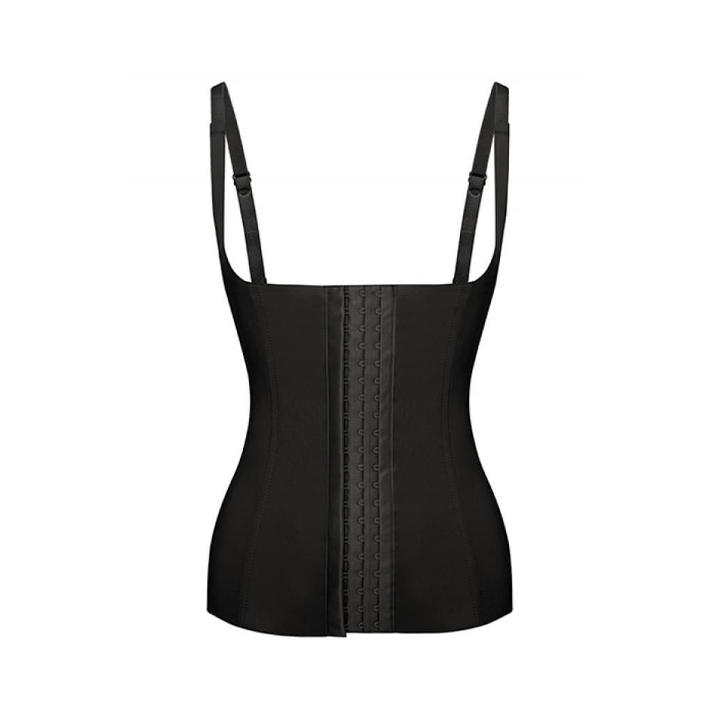 Agraflı Korse Polyester Elastan Emay 2875 - Siyah