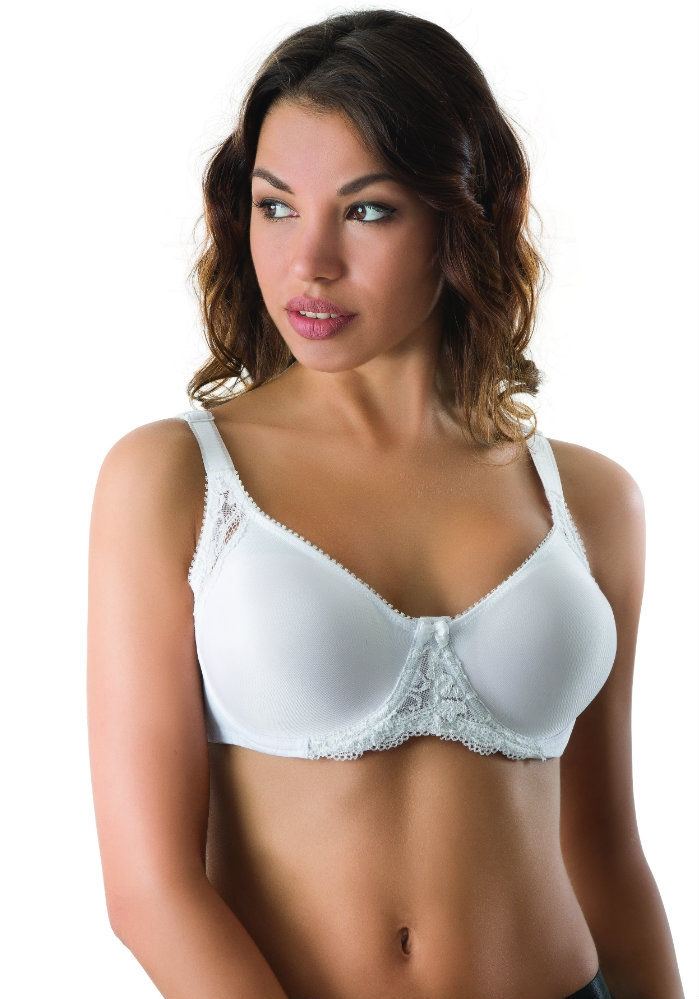 Full Cup Dikişsiz Toparlayıcı Sütyen Emay 164 - Beyaz