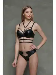 Dantel Detaylı Desteksiz Sütyen Külot Takımı Moonlight 322