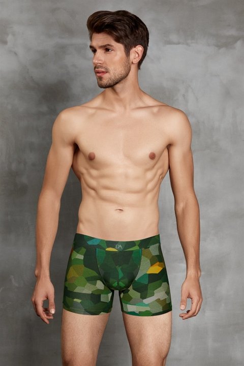 Esnek Bel Lastiği Pamuklu Boxer Doreanse 1804