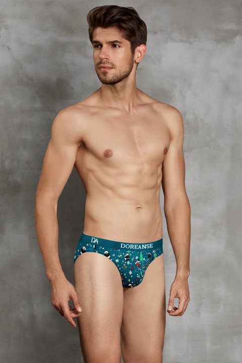 Modal Pamuklu Dikişsiz Erkek Slip Doreanse 1263 - Peacock