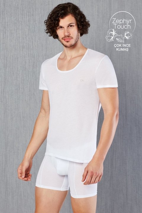 Pamuklu Ribana Kesim Erkek Atlet Doreanse 2525