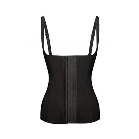 Agraflı Korse Polyester Elastan Emay 2875 - Siyah