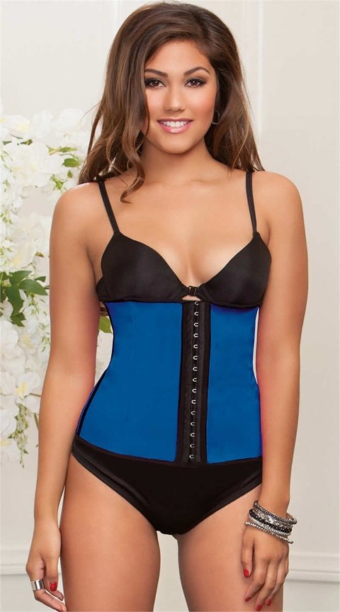 Kademeli Kompresyonlu Bel Korse Emay 9161 - Mavi