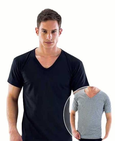 Emay Pamuklu Ribana V Yaka Kısa Kol Atlet Emay 12240 - Görsel 3