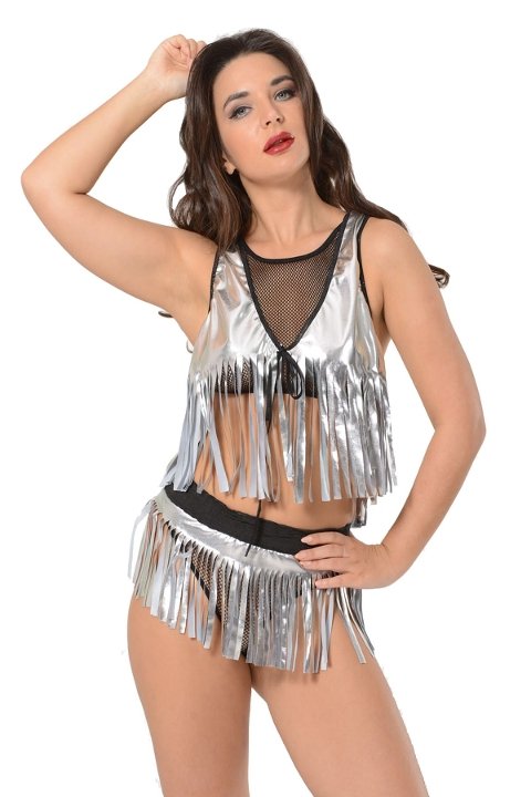 Püsküllü Dantel Detaylı Şort Takım Sistina 428