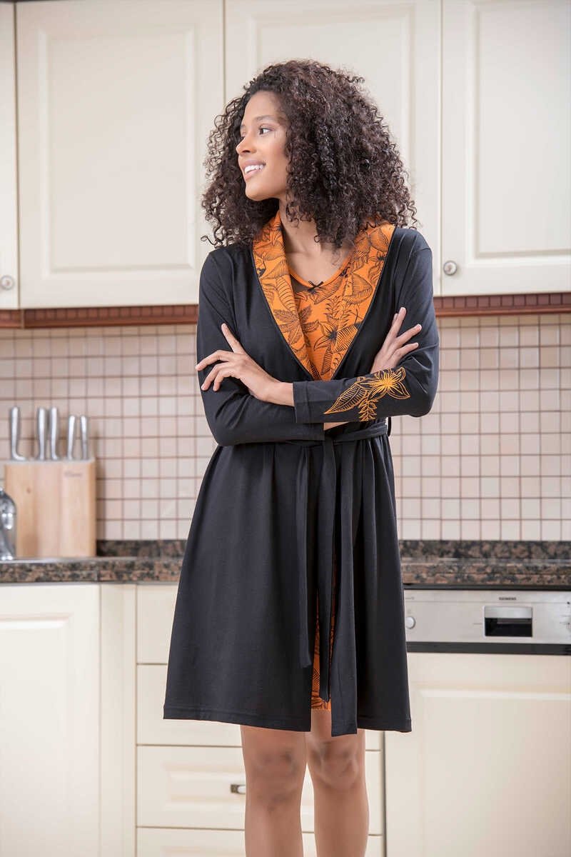 Yeni İnci Viskon Çiçek Desenli Kadın Pijama Takımı Yeni İnci 1576