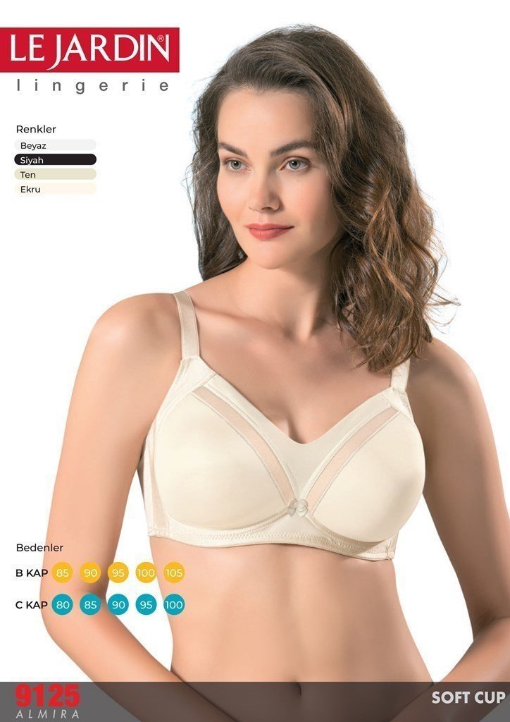 Full Cup Tam Kap Sütyen Le Jardin 9125 - Ten