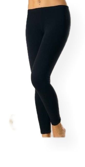 Yüksek Bel Destekli Esnek Tayt Anıt 3325 - Siyah