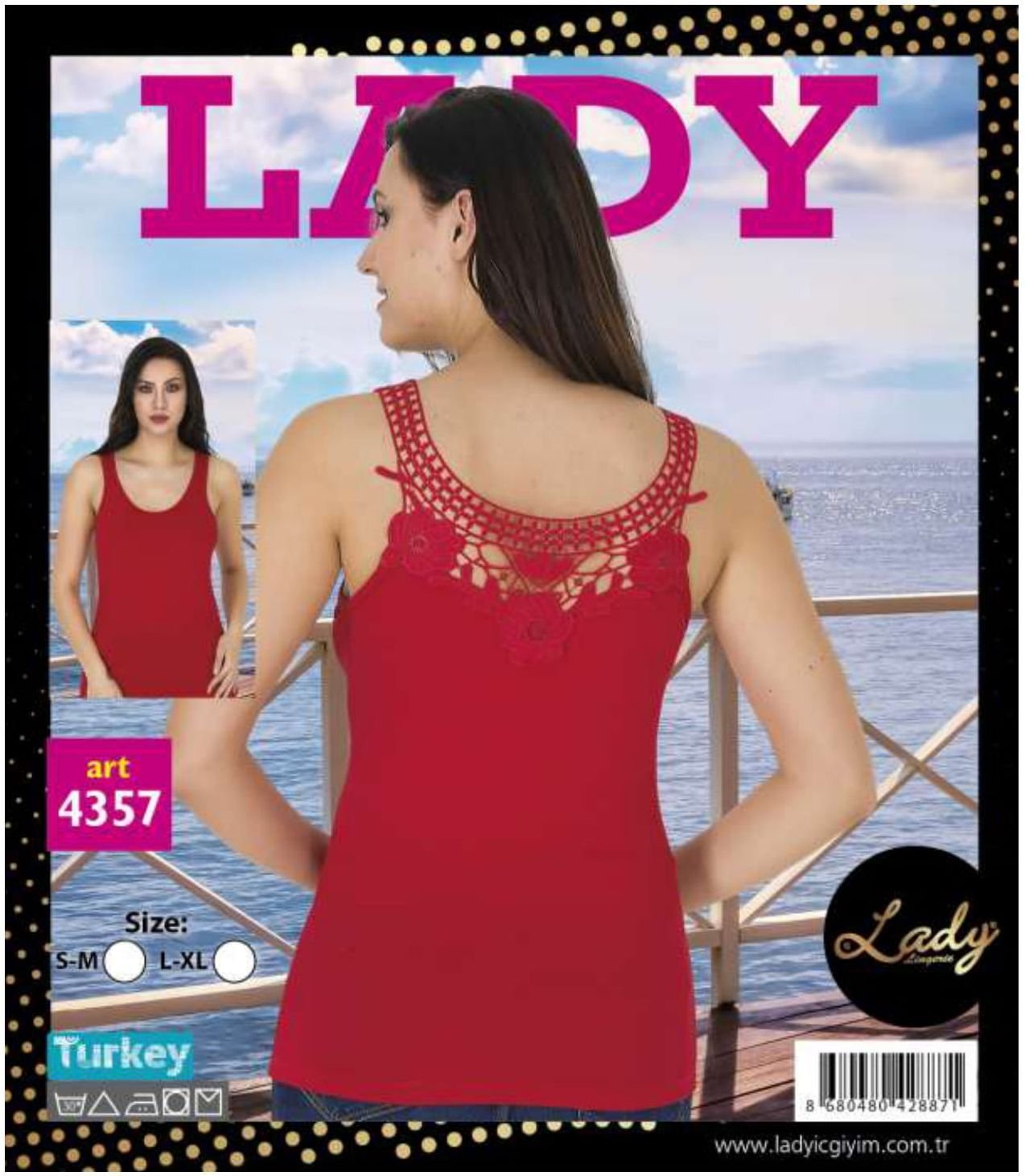 Nefes Alabilir, Dayanıklı Bluz Lady 4357 - Görsel