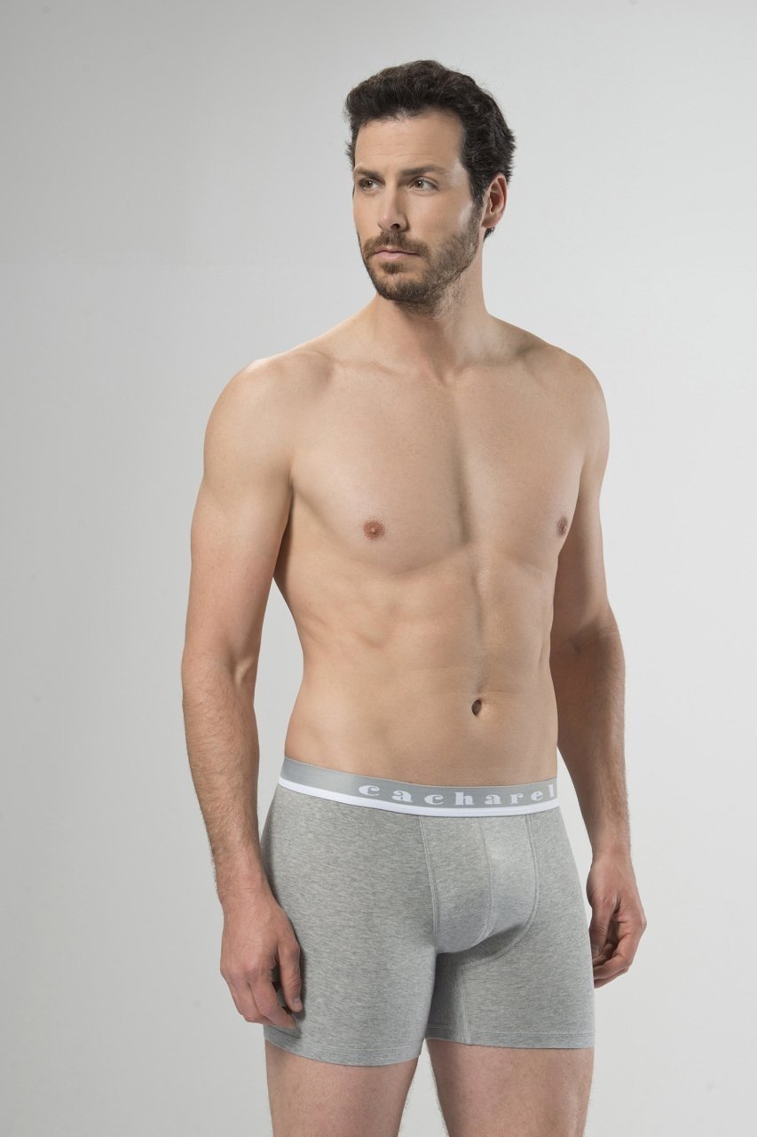 Esnek Bel Lastiği Modal Boxer Cacharel 1315 - Gri