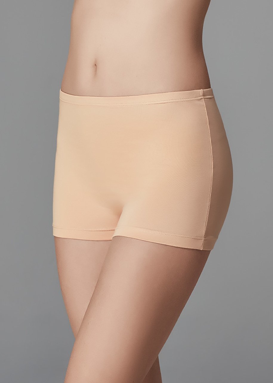 Uzun Paçalı Yumuşak Lastikli Kadın Boxer Dagi 5112 - Ten