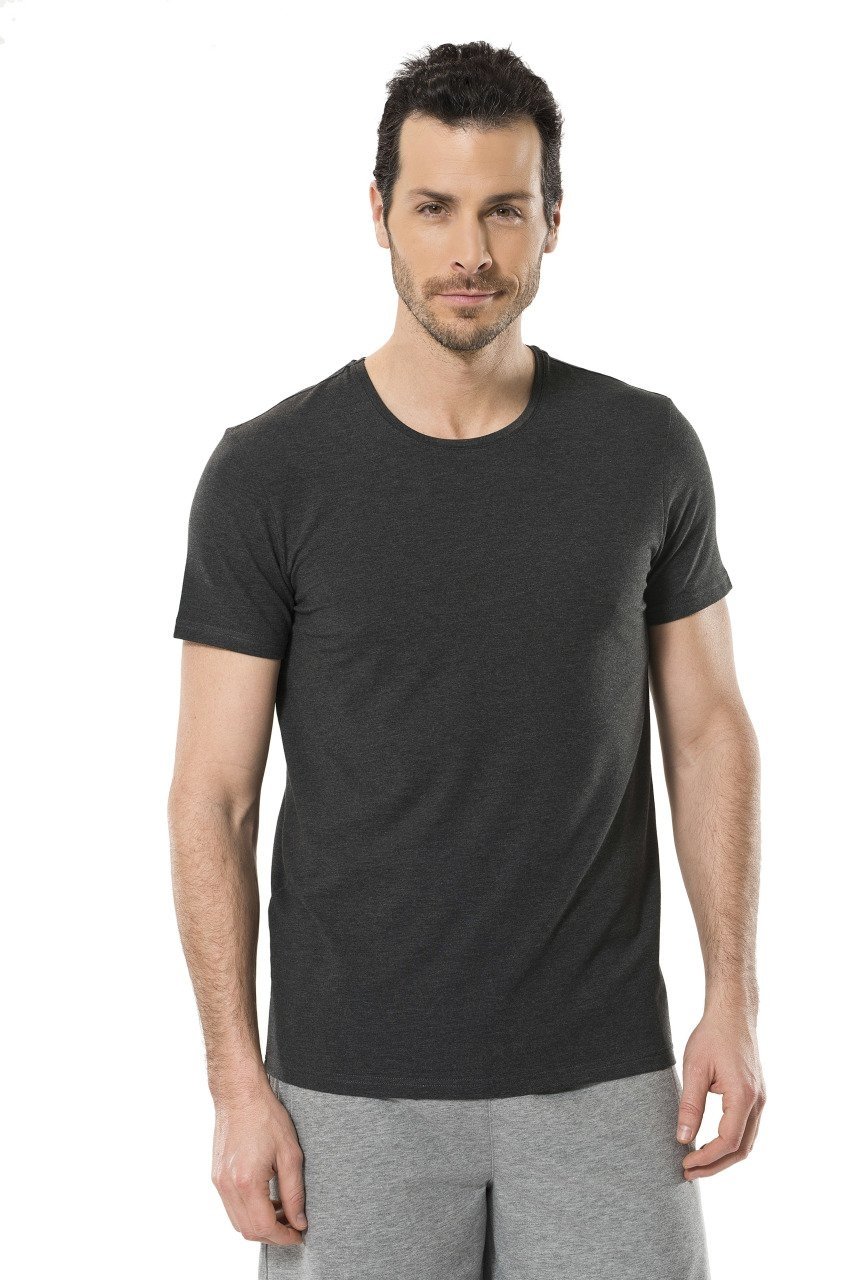 Pamuklu Esnek O Yaka Atlet Cacharel 1331 - Antrasit