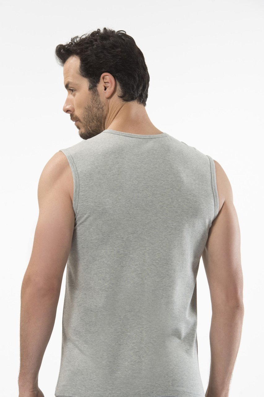 Pamuklu Ribana Kesim Spor Atlet Cacharel 1303 - Gri