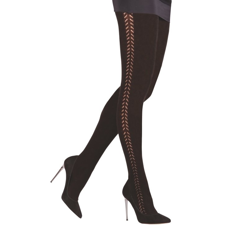 Düşük Denye Dayanıklı Külotlu Çorap Daymod 1125023 - Siyah