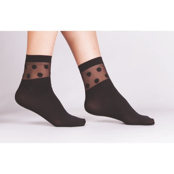 Düşük Denye Kalınlığına Sahip Soket Çorap Daymod 1521126 - Siyah