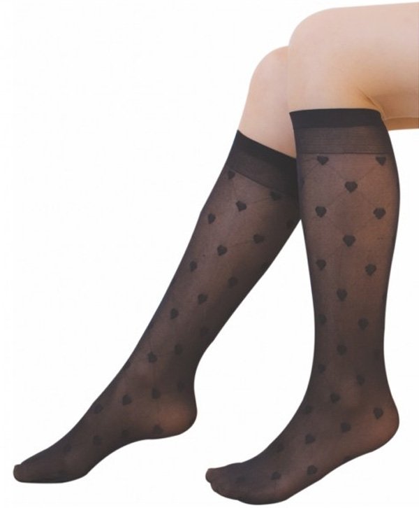 Düşük Denye Dizaltı Çorap Daymod 1221143 - Siyah