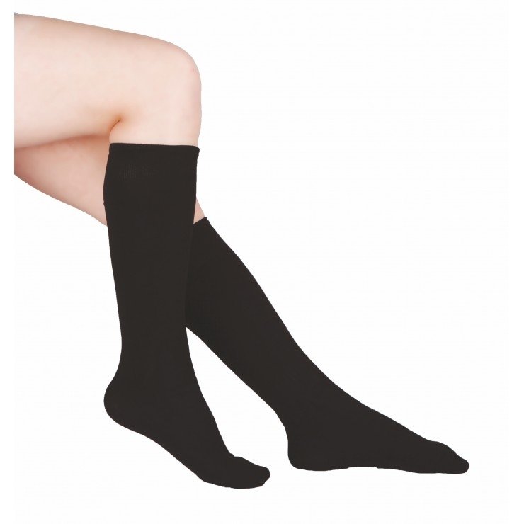 Yüksek Pamuk Oranı Kaydırmaz Çocuk Çorap Daymod 2222005 - Siyah