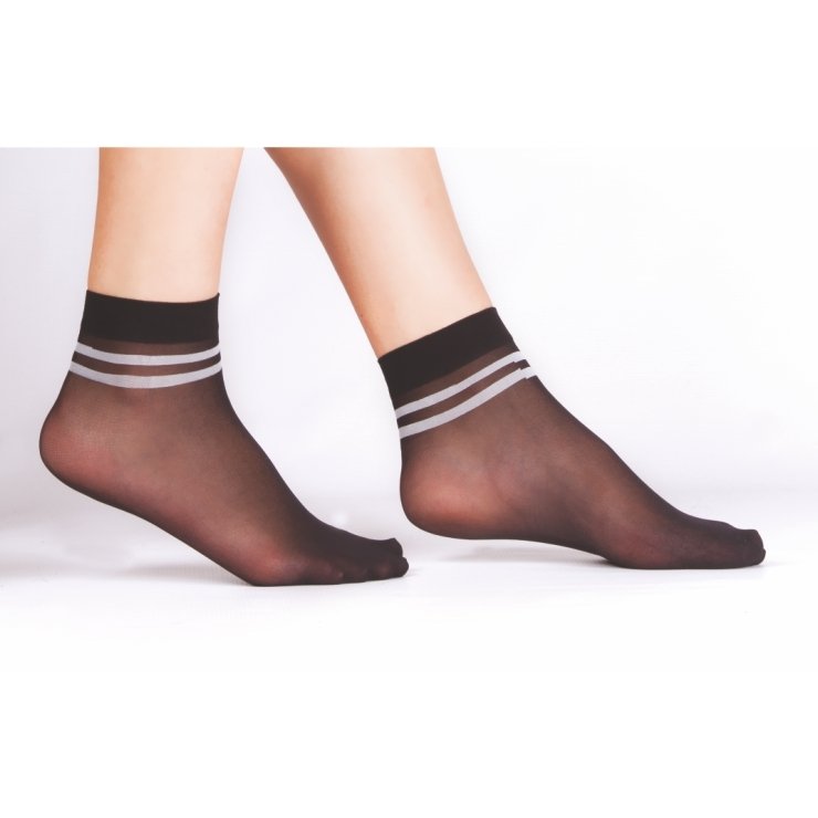 Düşük Denye Kadın Soket Çorap Daymod 1521132 - Siyah