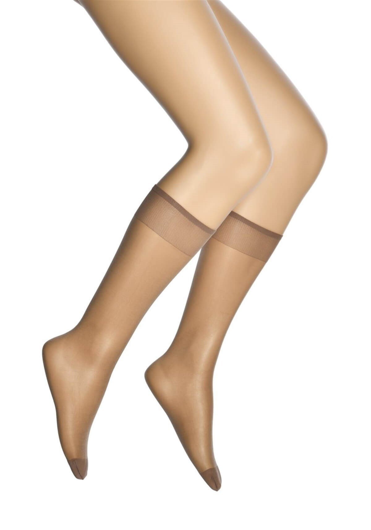 Düşük Denye Kadın Dizaltı Çorap Dore 5434 - Bronz