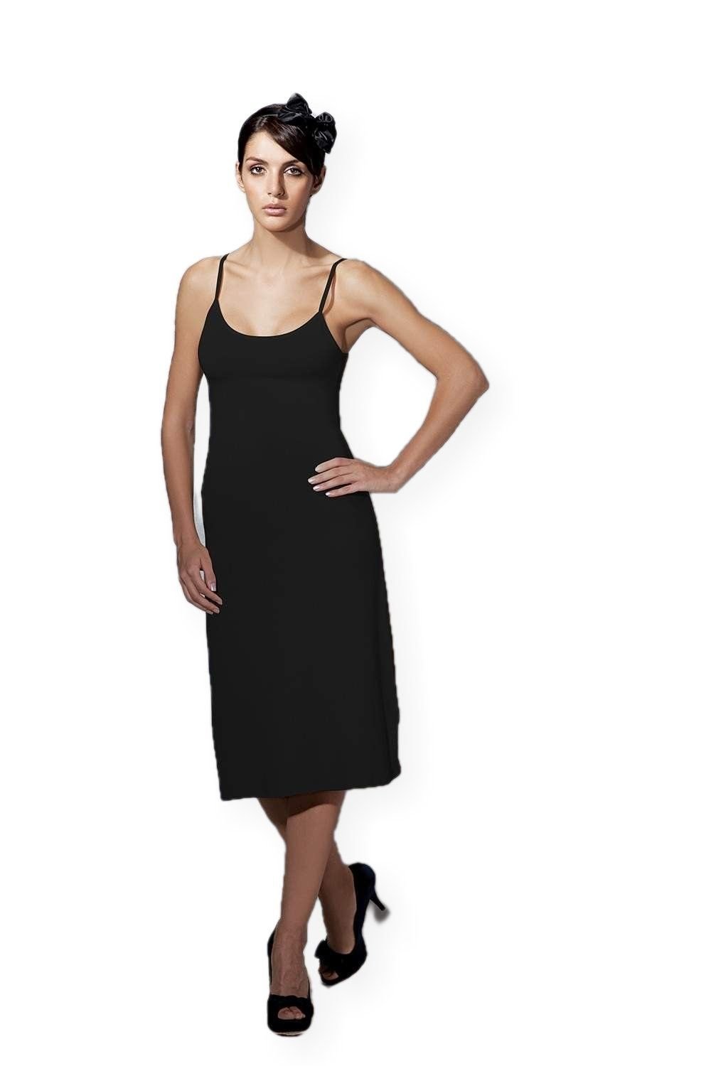 Modal Pamuklu Kadın Gecelik Doreanse 11129 - Siyah