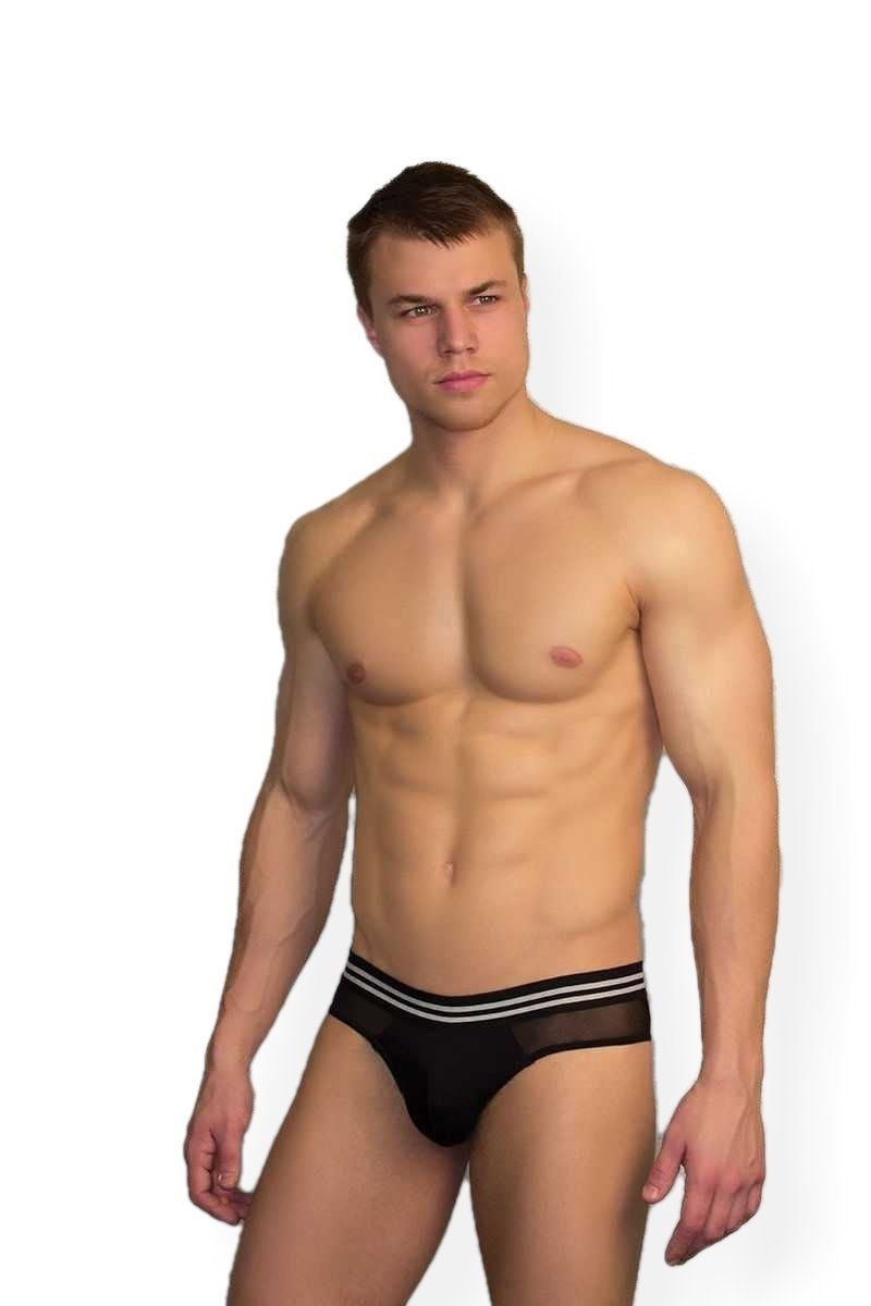 Modal Pamuk Elastan Dikişli Erkek String Doreanse 1210 - Siyah