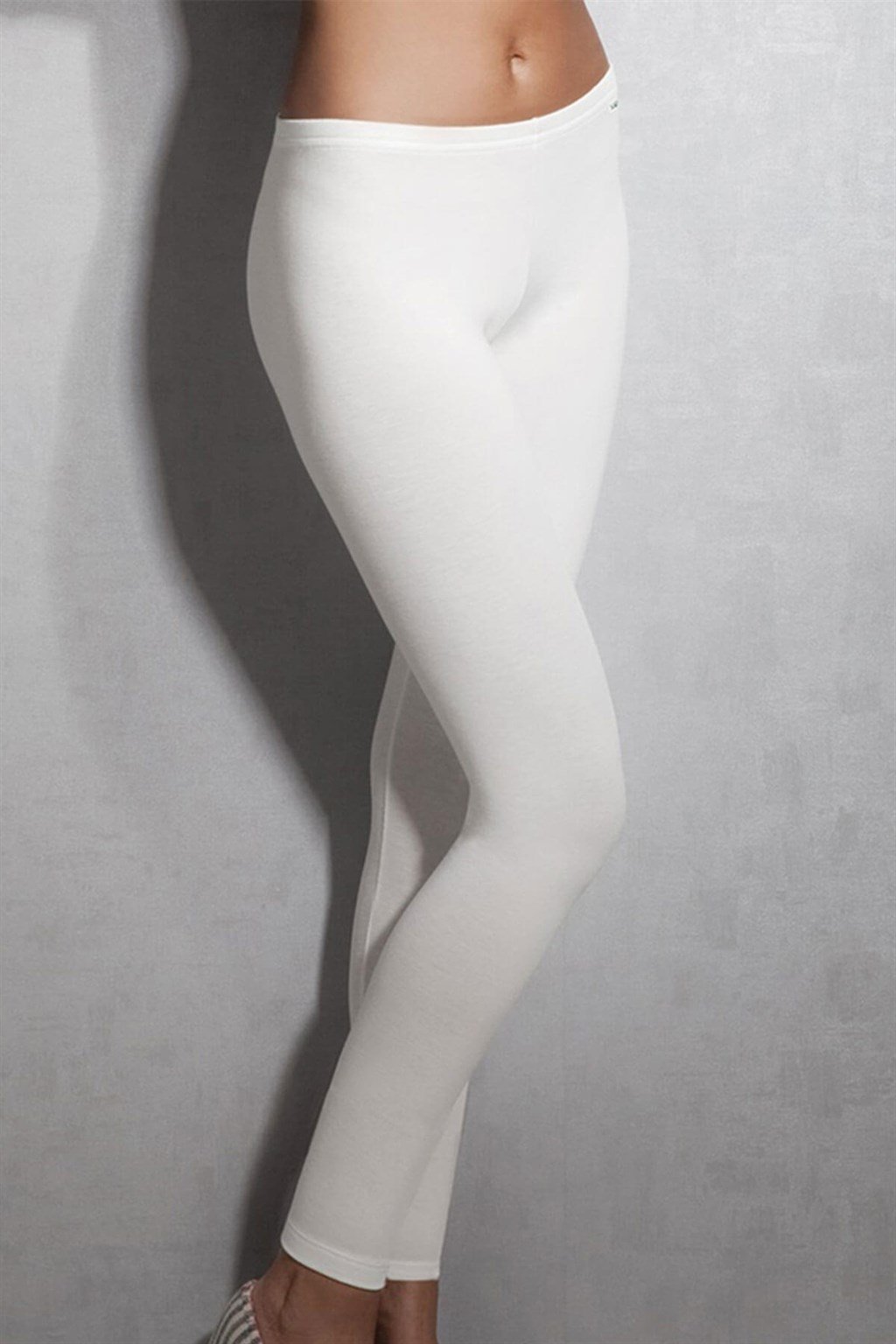 Yüksek Bel Esnek Tayt Viloft Doreanse 8065 - Ekru