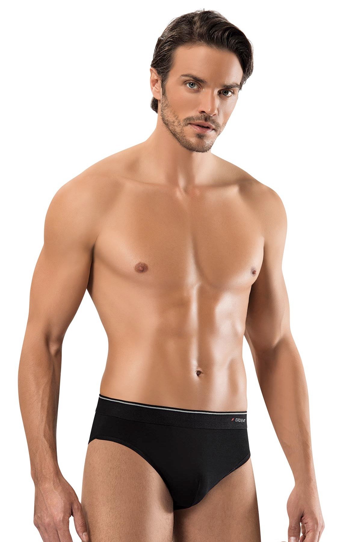 Erdem Pamuklu Yüksek Bel Erkek Slip 3'lü Set Erdem 1340 - Görsel 2