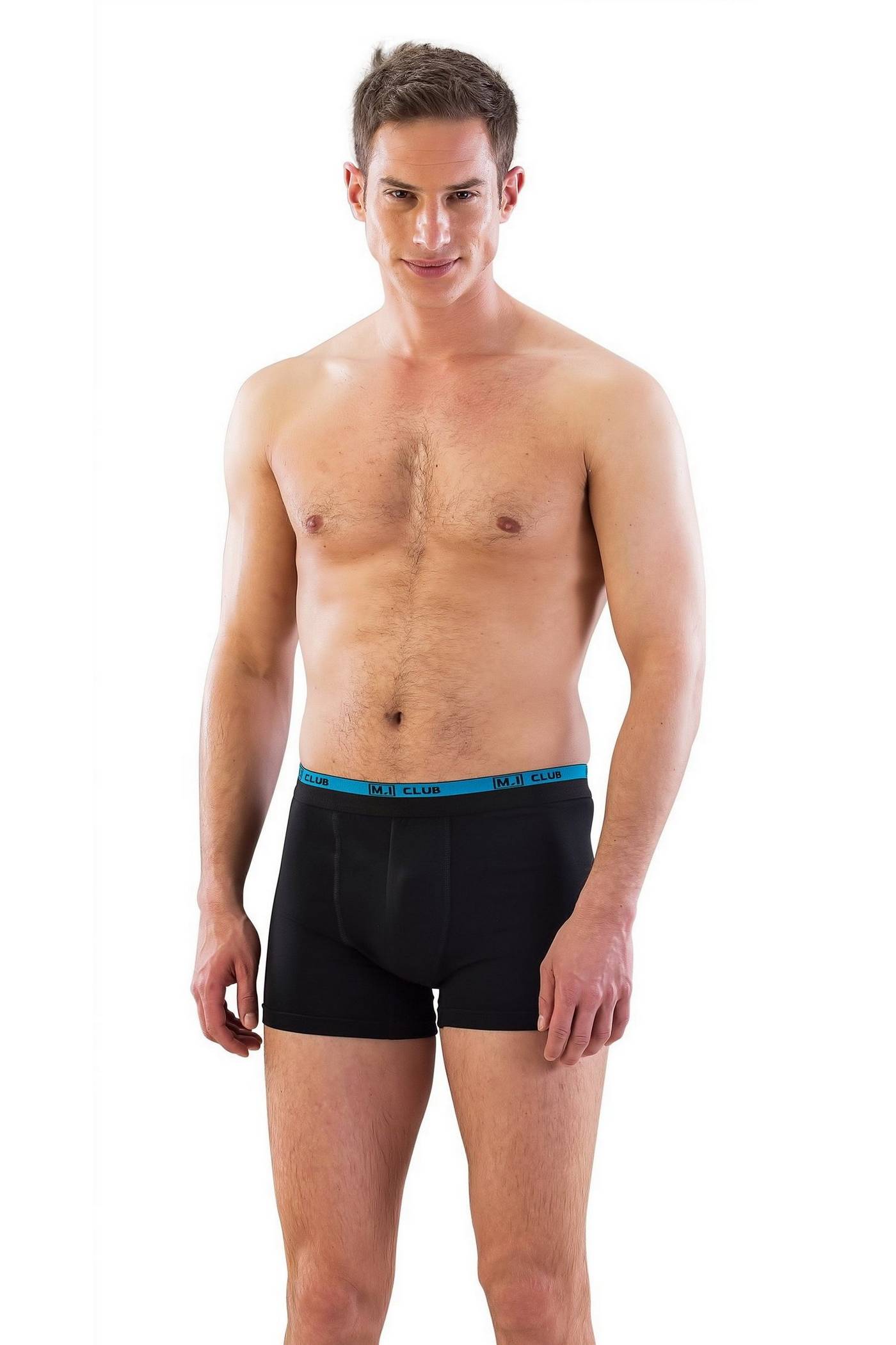 Emay Esnek Bel Lastikli Pamuklu Boxer 3 Lü Paket Emay 6900 - Görsel 2