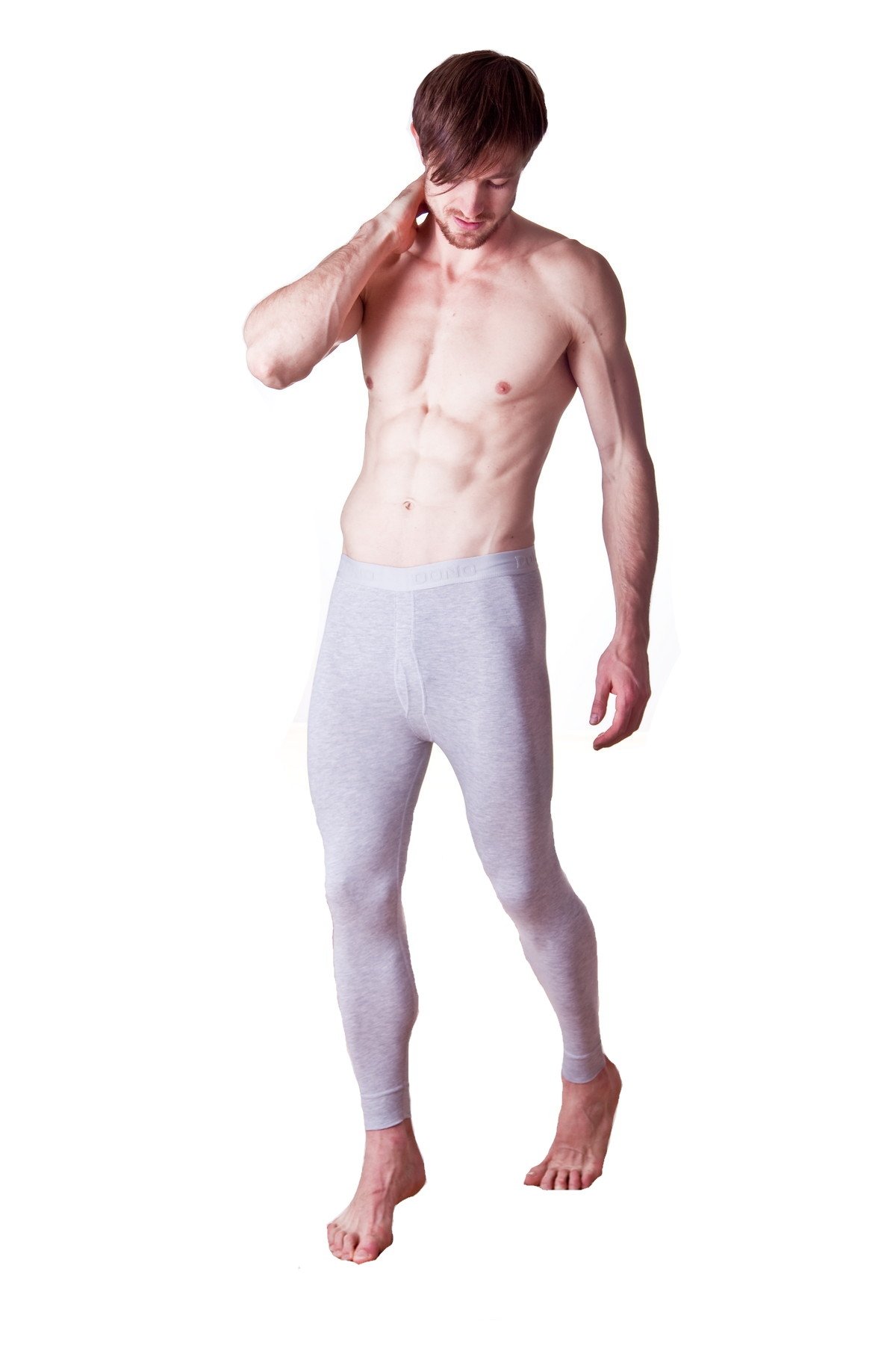 Pamuklu Likralı Termal Alt İçlik Dono 1195 - Gri