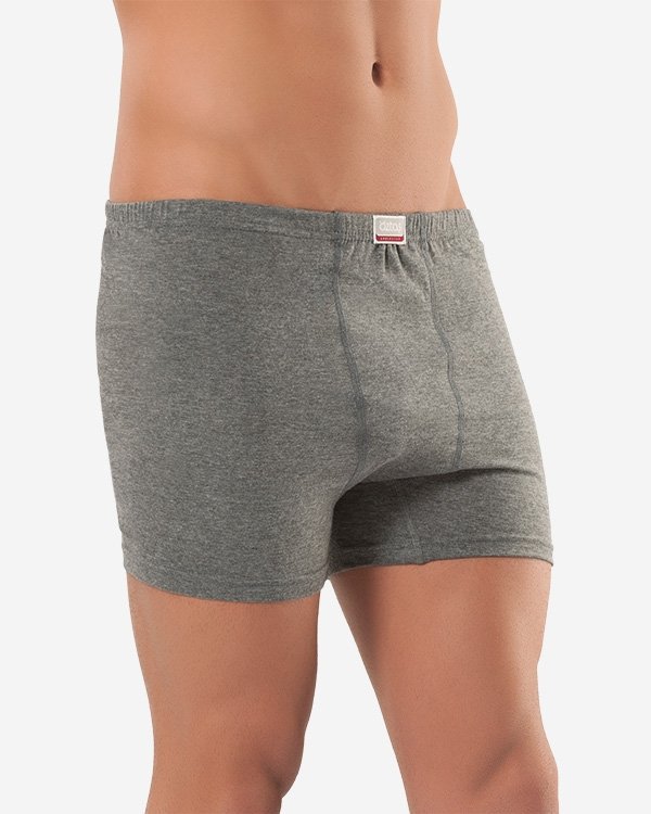 Pamuklu Esnek Bel Boxer Öztaş 1108 - Antrasit Melanj