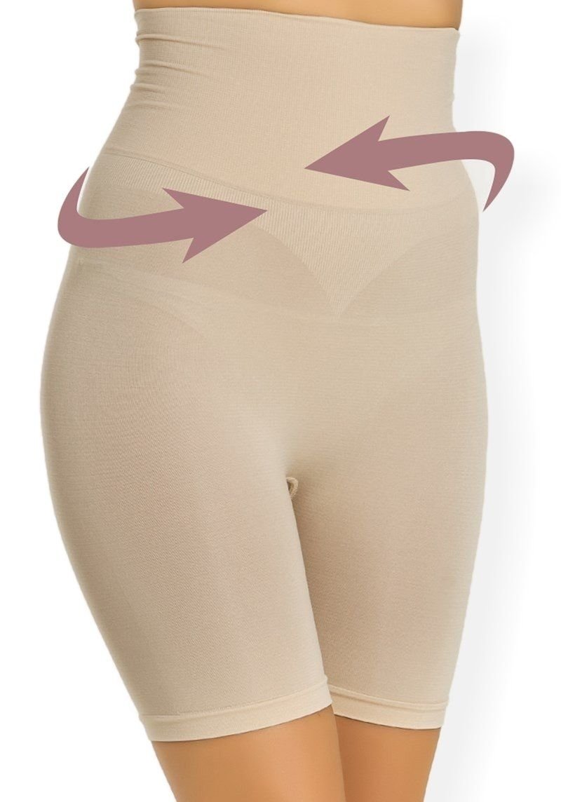 Göbek Sıkılaştırıcı Paçalı Korse Polyamide Elastan Miss Fit 1205 - Ten