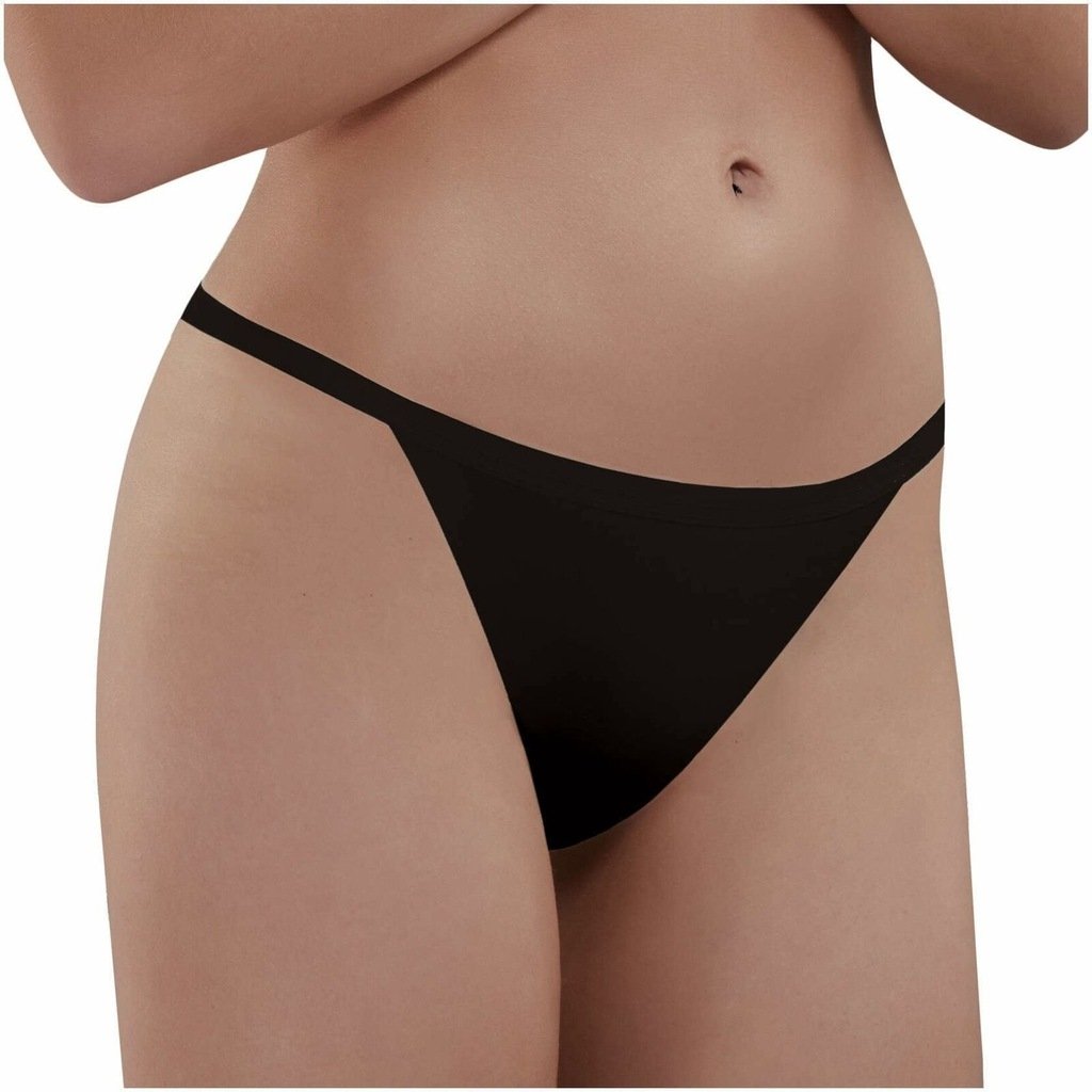 İnce İp Detaylı Minimal String Külot Doreanse 6168 - Siyah